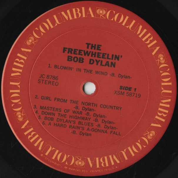 Bob Dylan / ボブ・ディラン / The Freewheelin' (JC 8786)