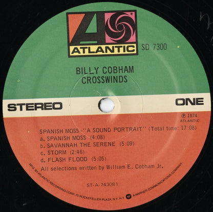 Billy Cobham - Crosswinds (SD 7300) 1975 US Atlantic｜中古LP
