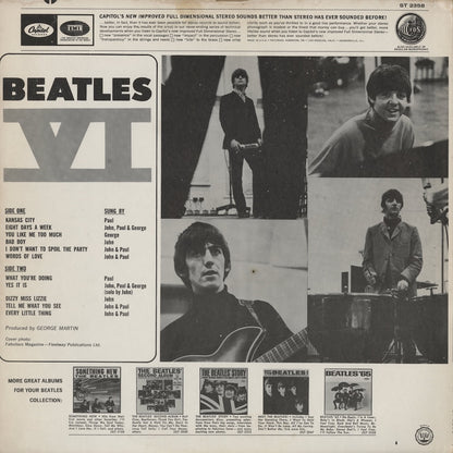 The Beatles - Beatles VI (ST-2358) LP 1960's US Capitol｜中古LP