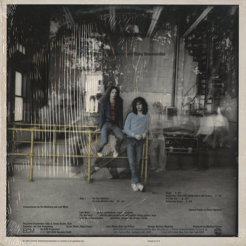 Pat Metheny & Lyle Mays / パット・メセニー＆ライル・メイズ / As Falls Wichita, So Falls Wichita Falls (ECM-1-1190)