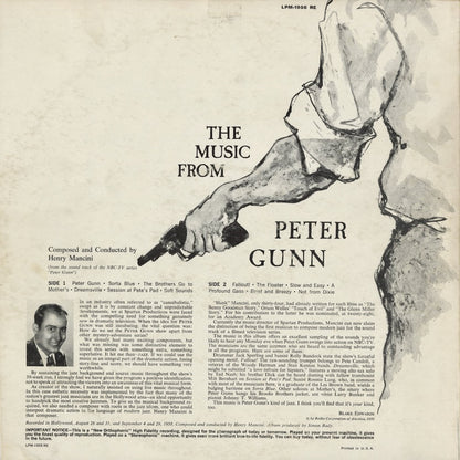 Henry Mancini - The Music From Peter Gunn (LPM-1956) LP 1959 US RCA｜中古LP