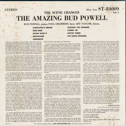 Bud Powell - The Scene Changes - The Amazing Bud Powell Vol.5 (GXF3013) 1977 JPN Blue Note｜中古LP