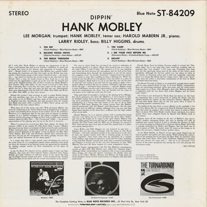 Hank Mobley / ハンク・モブレー / Dippin' (BNJ71030)