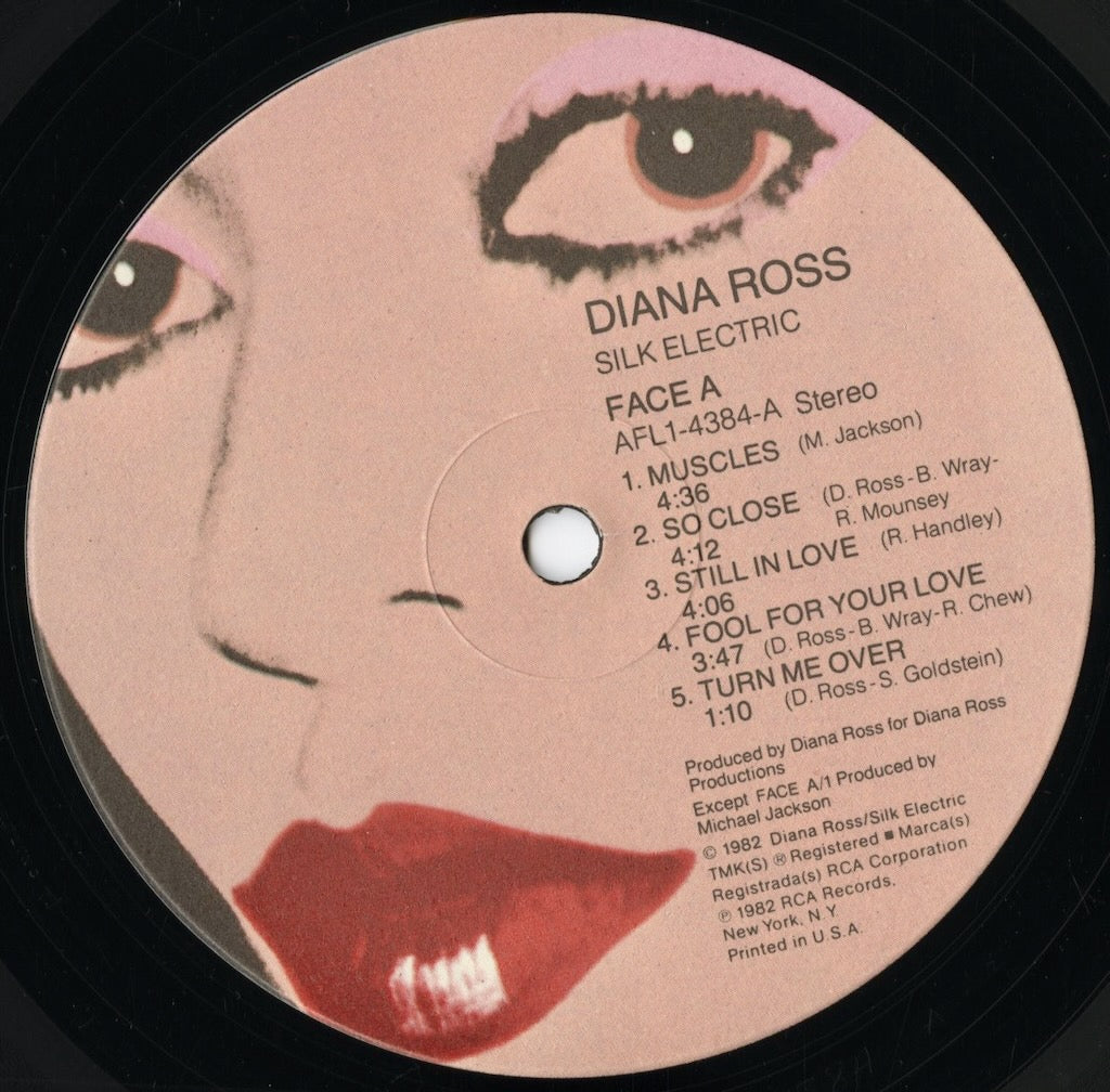 Diana Ross / Silk Electric (AFL1-4384) LP 1982 US RCA｜中古LP