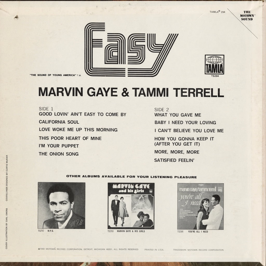Marvin Gaye & Tammi Terrell / マーヴィン・ゲイ & タミー・テレル / Easy (TS 294)