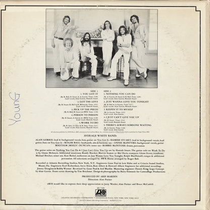 Average White Band - AWB (SD 7308) LP 1975 US Atlantic｜中古LP