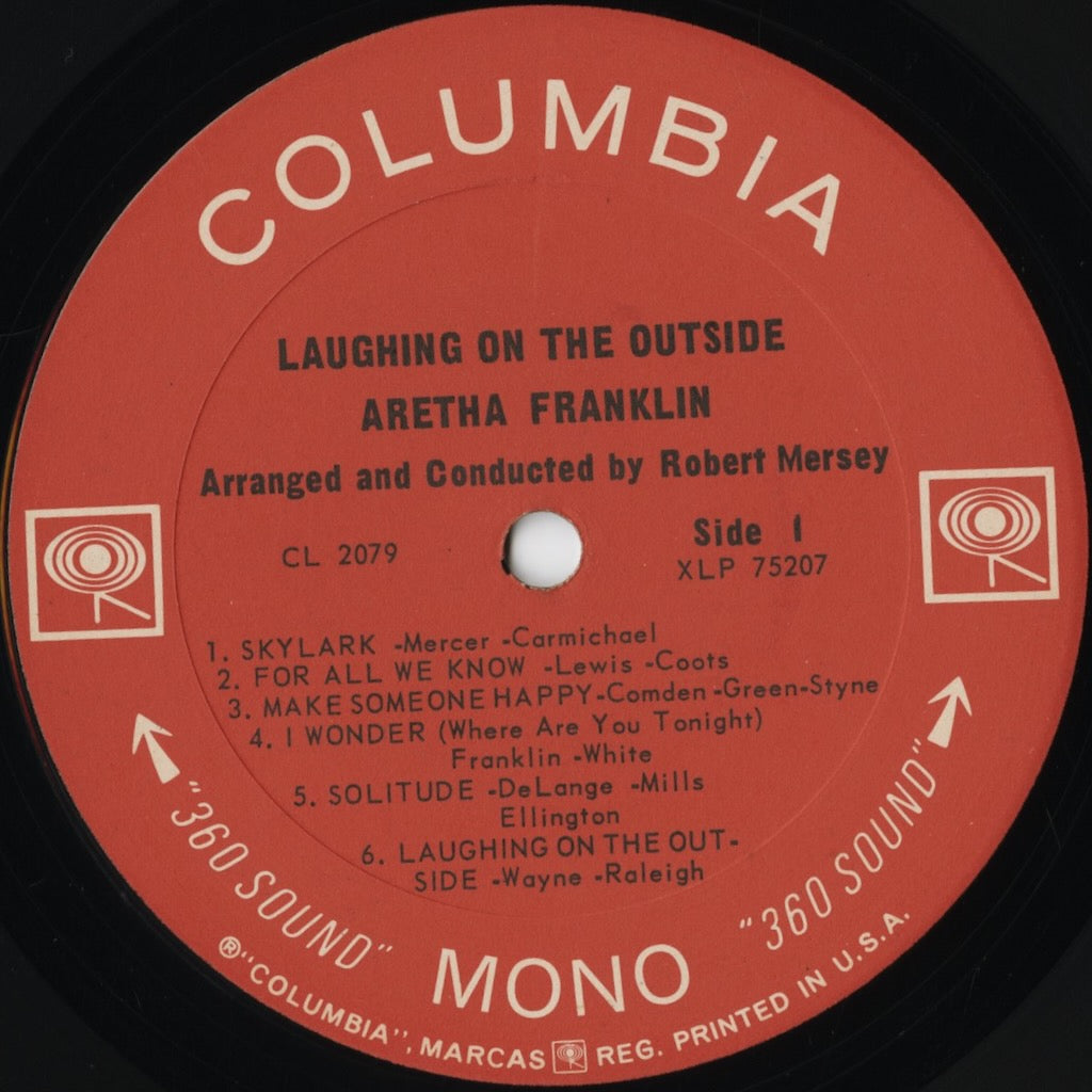 Aretha Franklin / アレサ・フランクリン / Laughing On The Outside (CL 2079) USオリジナル MONO盤