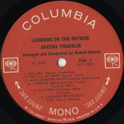 Aretha Franklin / アレサ・フランクリン / Laughing On The Outside (CL 2079) USオリジナル MONO盤