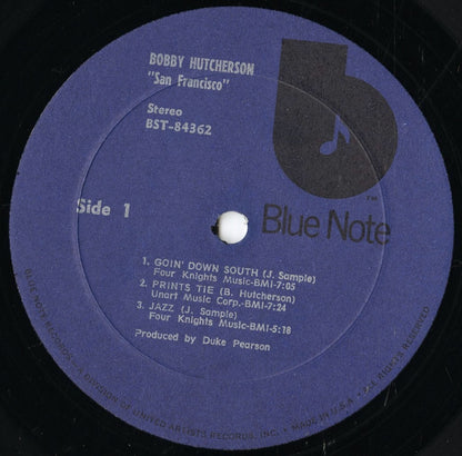Bobby Hutcherson / ボビー・ハッチャーソン / San Francisco (BST-84362) US BLUE NOTE