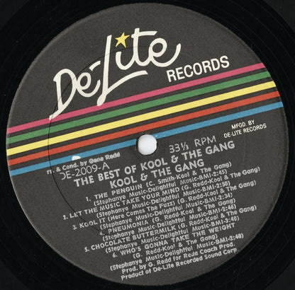 Kool & The Gang - The Best Of Kool And The Gang (DE-2009) 1971 US De-Lite｜中古LP