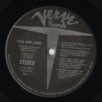 Ella Fitzgerald & Louis Armstrong / エラ・フィッツジェラルド　ルイ・アームストロング / Ella & Louis (2-V6S-8811)