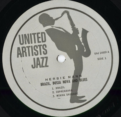 Herbie Mann - Brazil, Bossa Nova & Blues (UAJ 14009) 1962 US United Artists Jazz｜中古LP