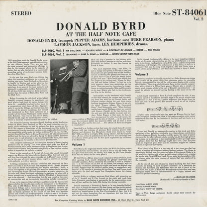 Donald Byrd / ドナルド・バード / At The Half Note Cafe Volume 2 (GXK 8105)