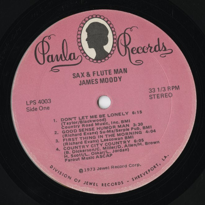 James Moody / ジェームス・ムーディ / Sax & Flute Man (LPS 4003)