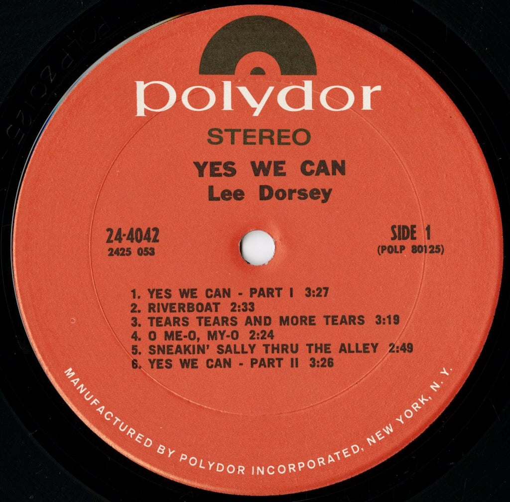 Lee Dorsey - Yes We Can (24-4042) LP 1970 US Polydor｜中古LP label