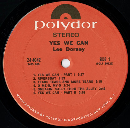 Lee Dorsey - Yes We Can (24-4042) LP 1970 US Polydor｜中古LP label