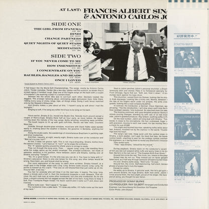 Francis Albert Sinatra & Antonio Carlos Jobim - Francis Albert Sinatra & Antonio Carlos Jobim (P-10844R) 1980 JPN Reprise / Warner-Pioneer｜中古LP