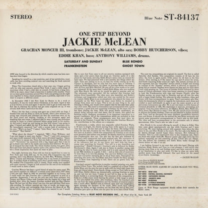 Jackie McLean / ジャッキー・マクリーン / One Step Beyond (GXK 8083)