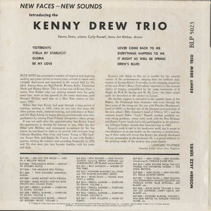 Kenny Drew - The Kenny Drew Trio (BLP 5023) 1975 US Blue Note｜中古10inch