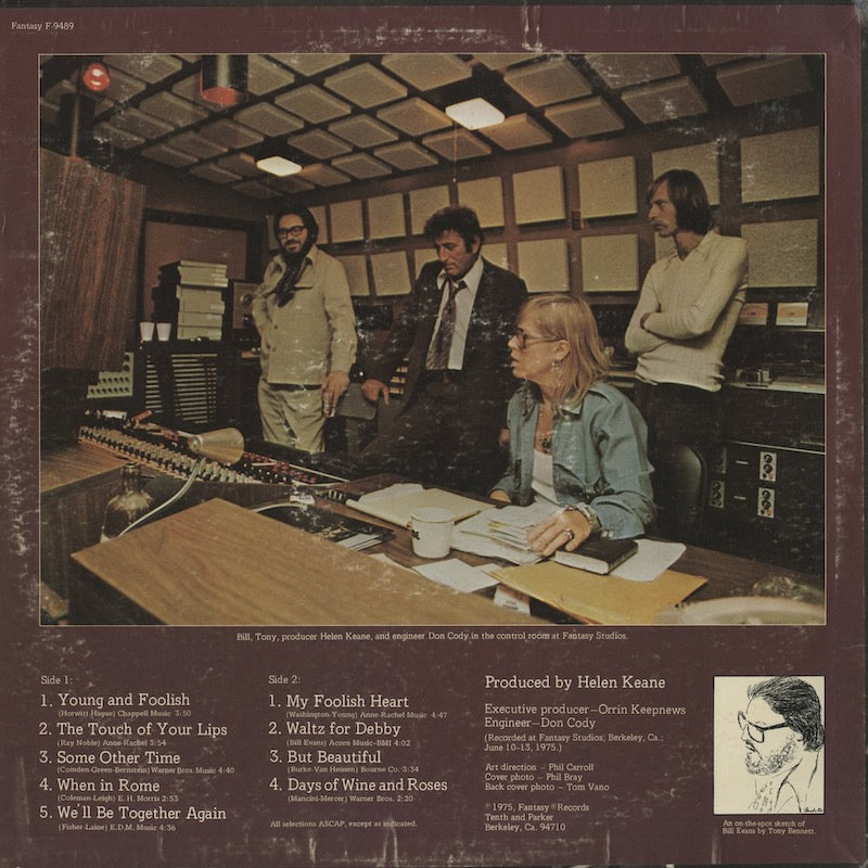 Tony Bennett / Bill Evans / トニー・ベネット　ビル・エヴァンス / The Tony Bennett Bill Evans Album (F-9489)