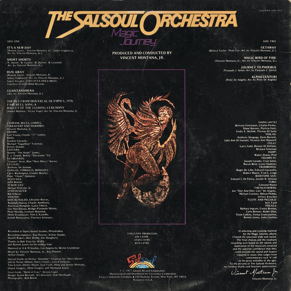 The Salsoul Orchestra - Magic Journey (SZS-5515) LP 1977 US Salsoul｜中古LP