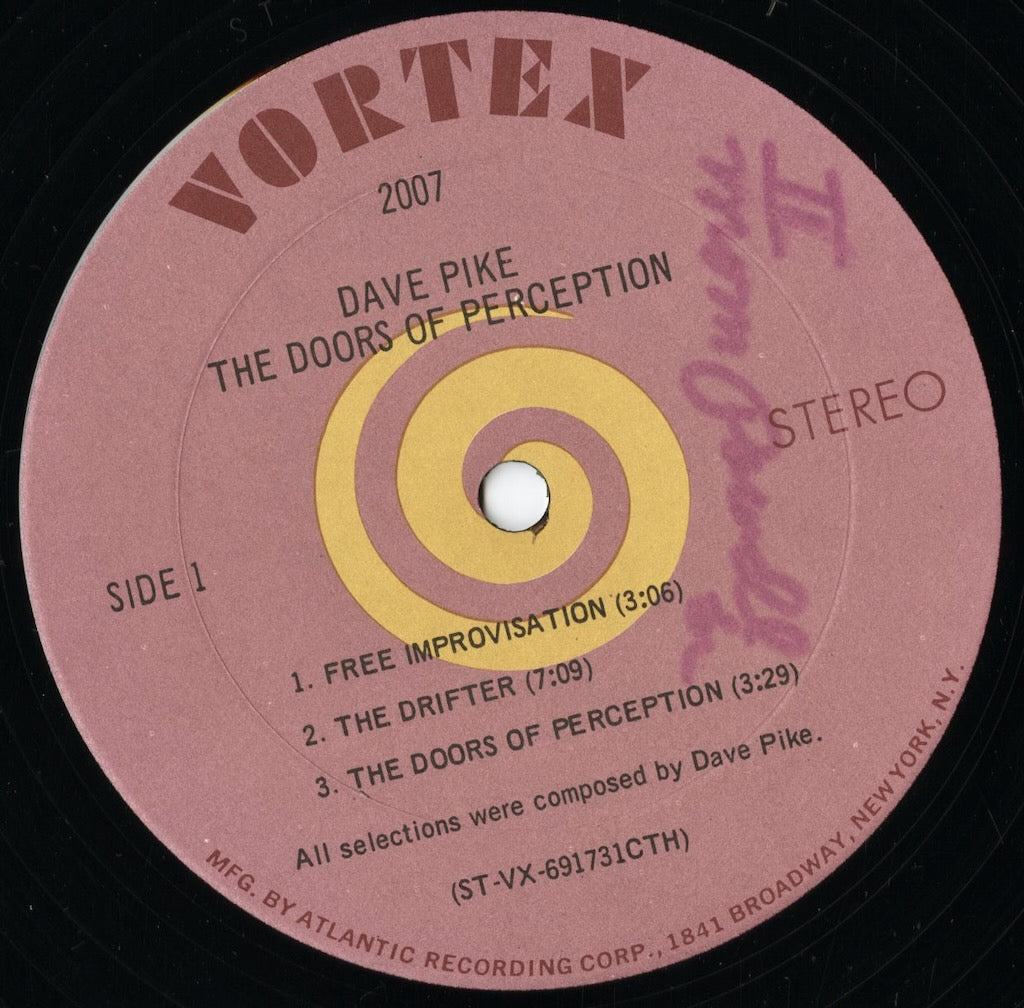 Dave Pike - The Doors Of Perception (2007) 1970 US Vortex｜中古LP