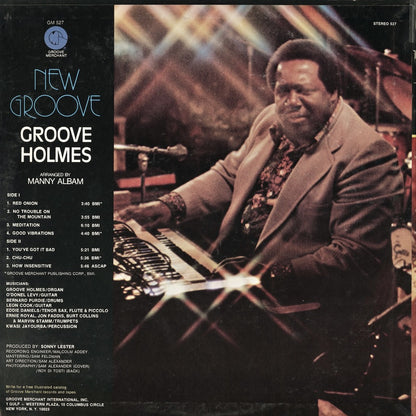 Groove Holmes / グルーヴ・ホルムズ / New Groove (GM 527)