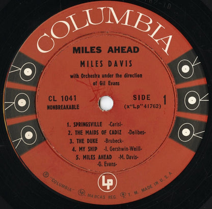 Miles Davis - Miles Ahead (CL 1041) 1957 US Columbia｜中古LP