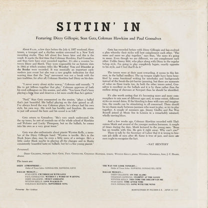 Dizzy Gillespie, Coleman Hawkins, etc – Sittin' In (MV 2566) LP 1975 JPN Verve | 中古LP