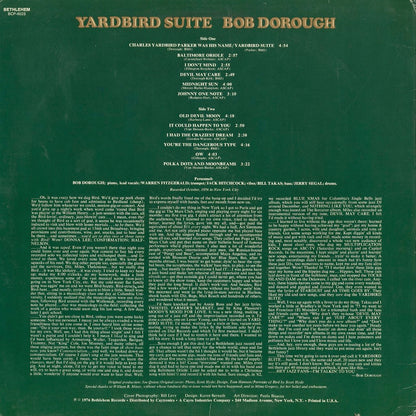 Bob Dorough – Yardbird Suite (BCP-6023) 1976 US Bethlehem | 中古LP