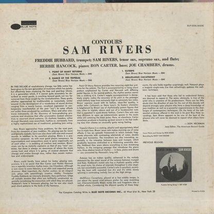 Sam Rivers / サム・リヴァース / Contours (BST 84206)