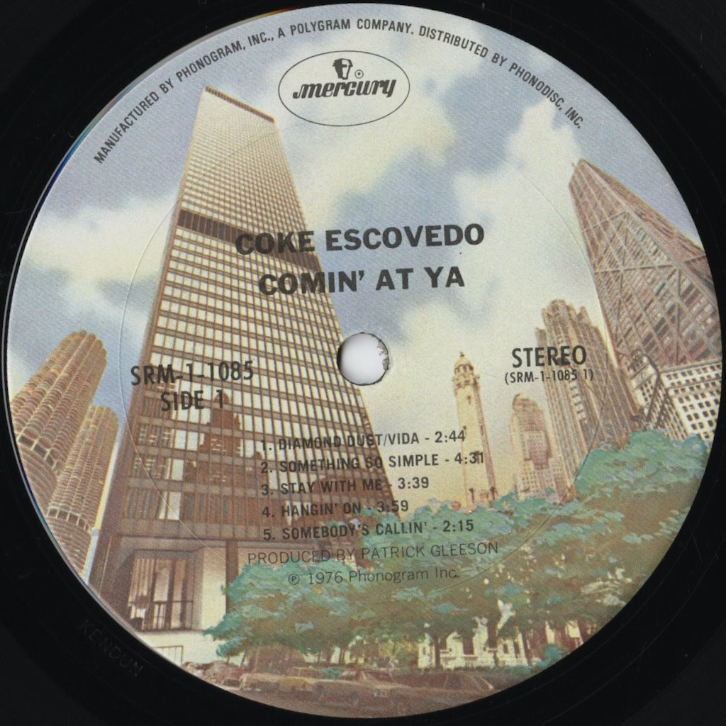 Coke Escovedo / コーク・エスコヴェード / Comin' At Ya! (SRM-1-1085)