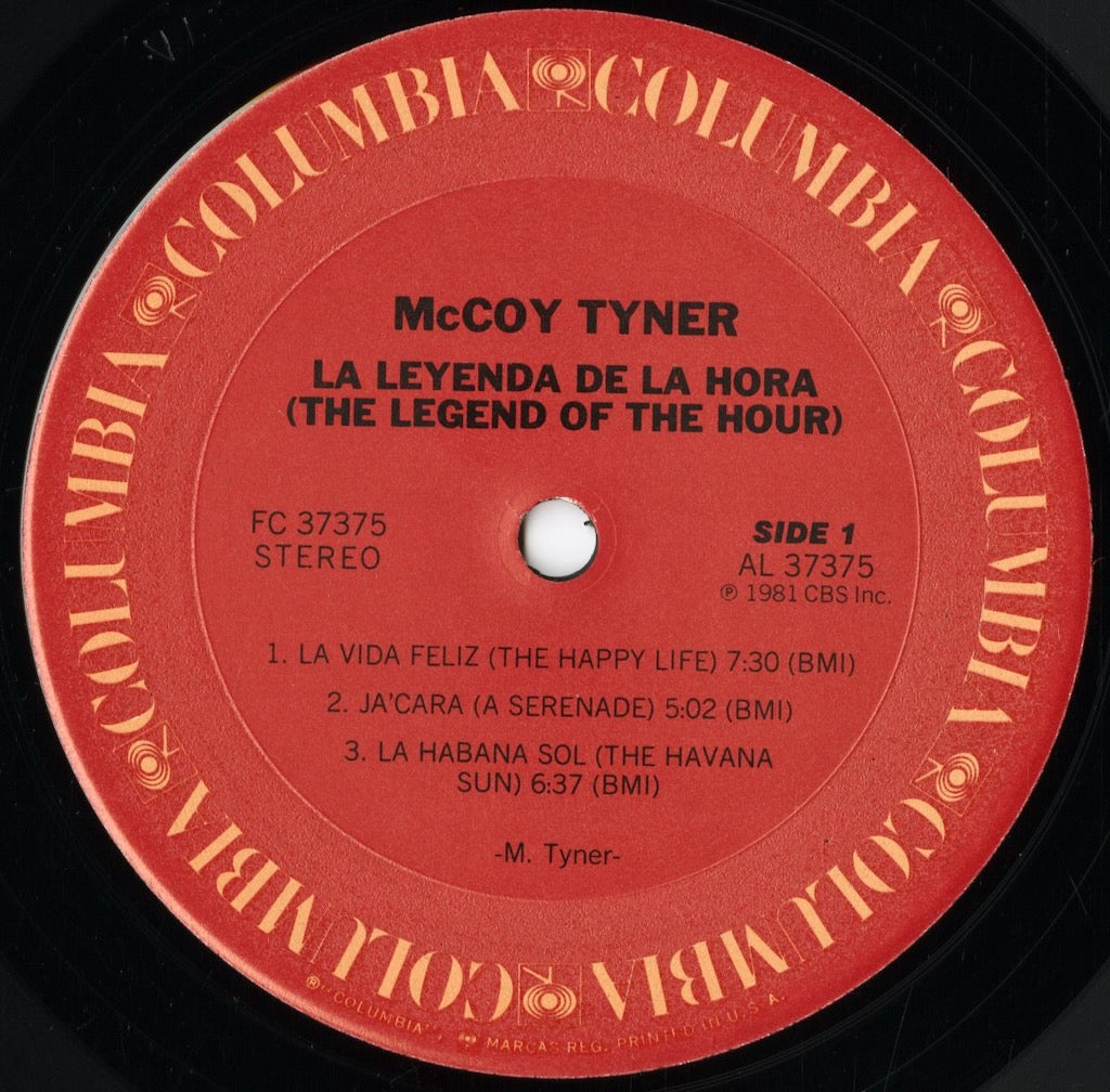 McCoy Tyner - La Leyenda De La Hora (FC 37375) 1981 US Columbia｜中古LP