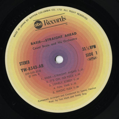 Count Basie / カウント・ベイシー / Straight Ahead  (YW-8543-AB)