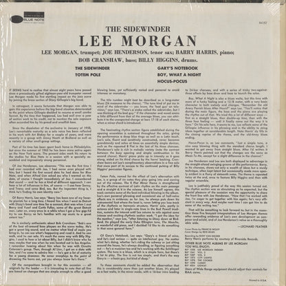 Lee Morgan / リー・モーガン / The Sidewinder (BST 84157) US Blue Note Liberty 青白Label