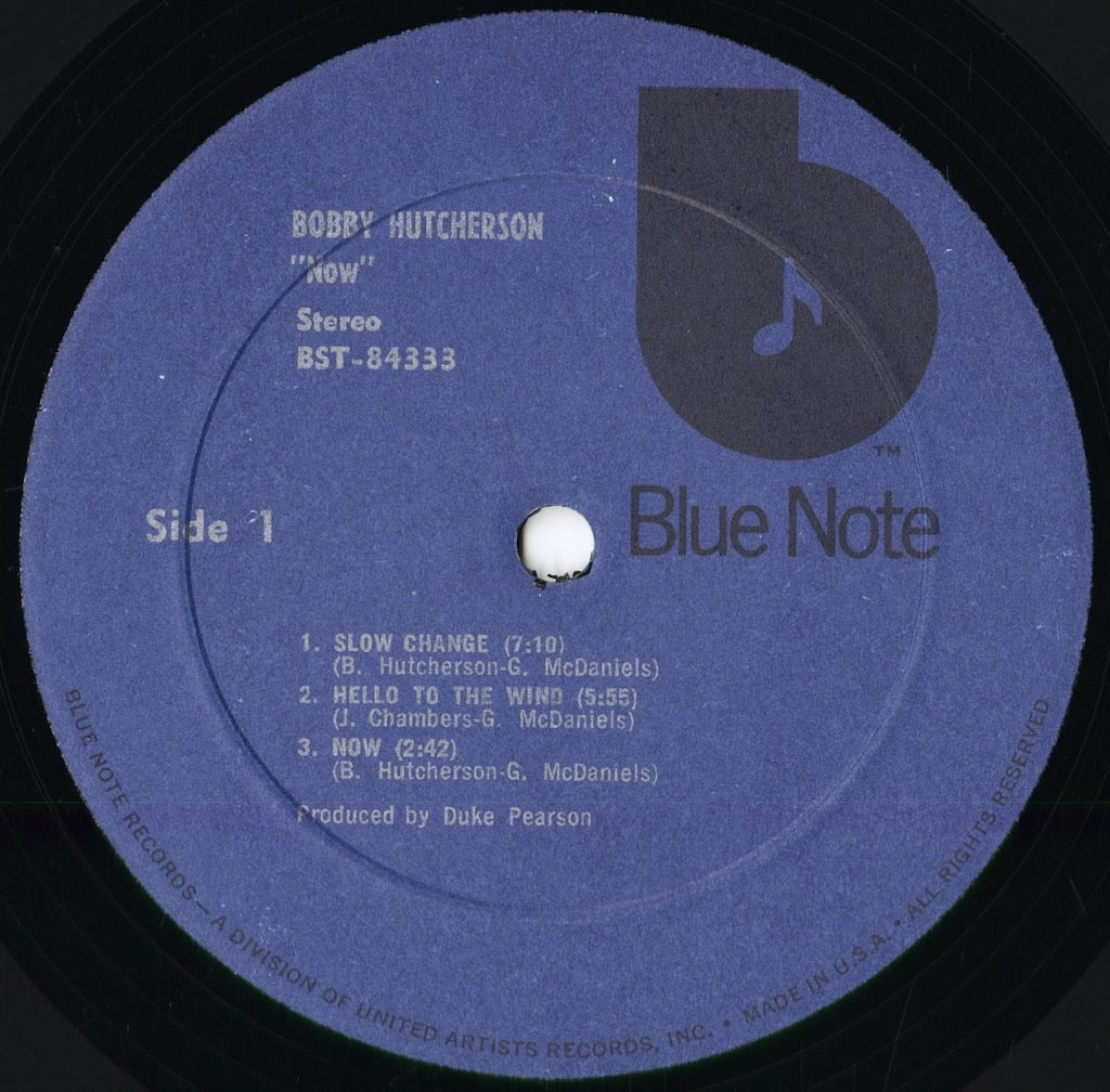 Bobby Hutcherson - Now! (BST-84333) 1973 US Blue Note｜中古LP