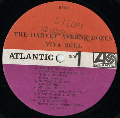 The Harvey Averne Dozen - Viva Soul (SD 8168) 1968 US Atlantic｜中古LP