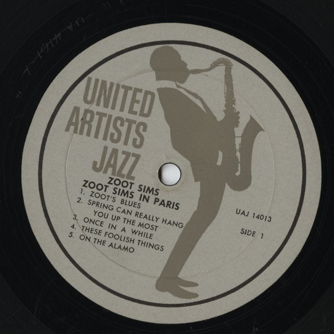 Zoot Sims / Zoot Sims In Paris (UAJ 14013) LP US United Artists Jazz｜中古LP