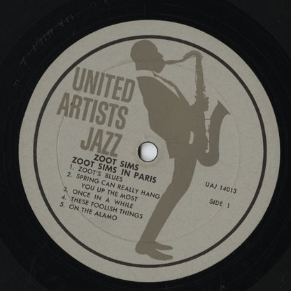 Zoot Sims / Zoot Sims In Paris (UAJ 14013) LP US United Artists Jazz｜中古LP