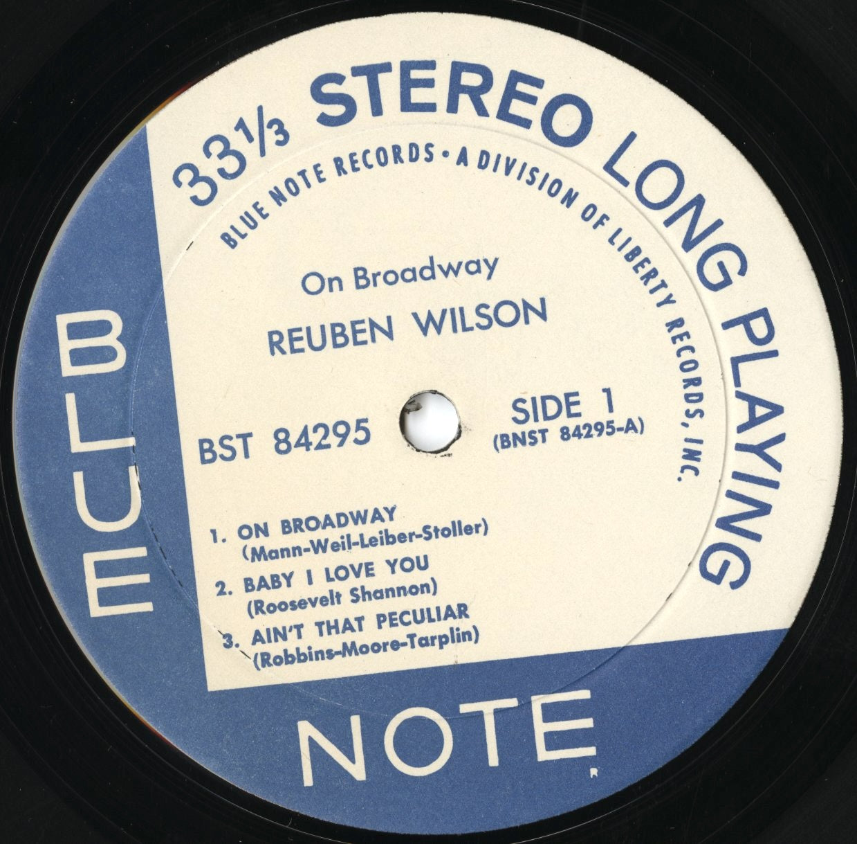 Reuben Wilson - On Broadway (BST-84295) LP 1968 US Blue Note｜中古LP