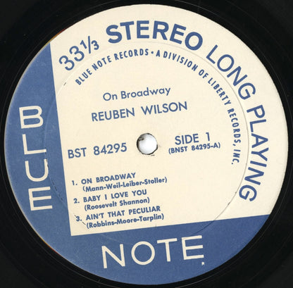 Reuben Wilson - On Broadway (BST-84295) LP 1968 US Blue Note｜中古LP
