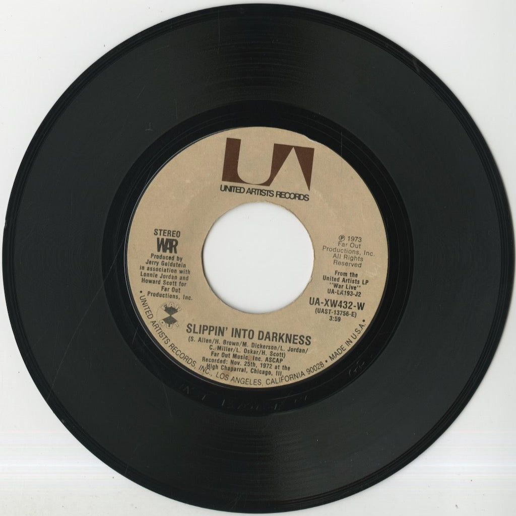 War / ウォー / Ballero - Slipping Into Darkness -7 (UA-XW432-W)