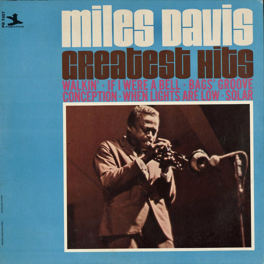 Miles Davis - Greatest Hits (PR 7457) 1967 US Prestige｜中古LP