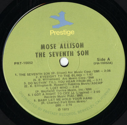 Mose Allison - The Seventh Son (PRT 10052) 1973 US Prestige｜中古LP
