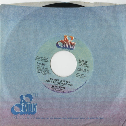 Barry White / バリー・ホワイト / I'm Gonna Love You Just A Little More Baby / Just A Little More Baby -7 (TC-2018)