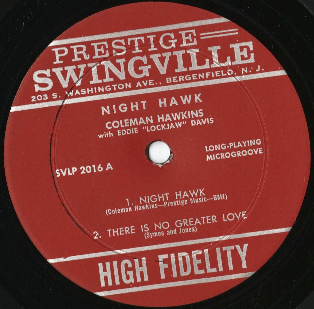 Coleman Hawkins - Night Hawk (SVLP 2016) 1961 US Swingville｜中古LP