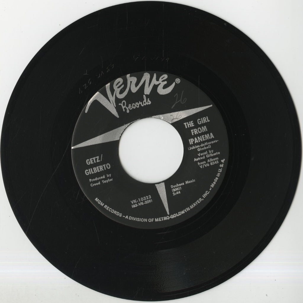 Stan Getz / Joao Gilberto / スタン・ゲッツ　ジョアン・ジルベルト / The Girl From Ipanema -7" (VK-10323)