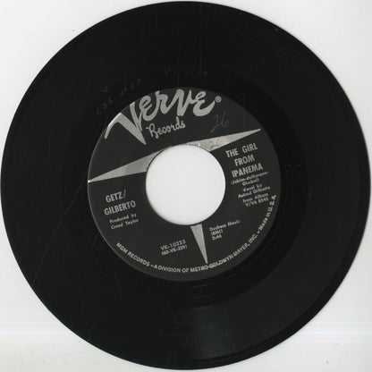 Stan Getz / Joao Gilberto / スタン・ゲッツ　ジョアン・ジルベルト / The Girl From Ipanema -7" (VK-10323)