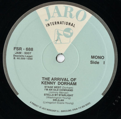 Kenny Dorham - The Arrival Of Kenny Dorham (FSR-688) 1988 SPA Jaro - FRESH SOUNDS｜中古LP