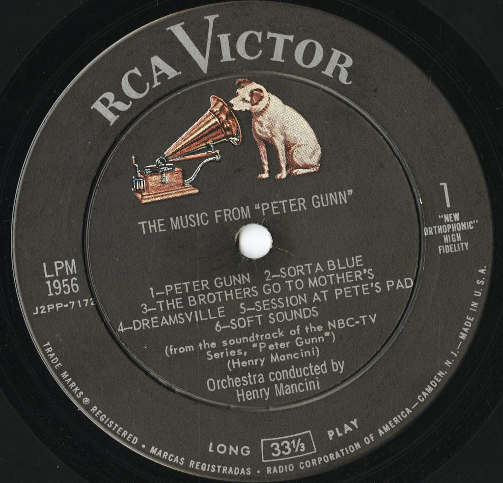 Henry Mancini - The Music From Peter Gunn (LPM-1956) LP 1959 US RCA｜中古LP
